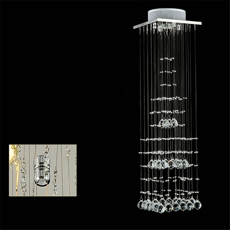 2015 s square design k9 crystal lustre modern chandeliers for home light decoration