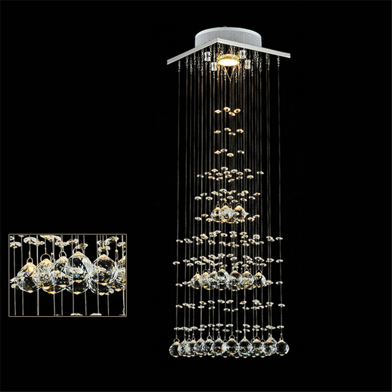2015 s square design k9 crystal lustre modern chandeliers for home light decoration
