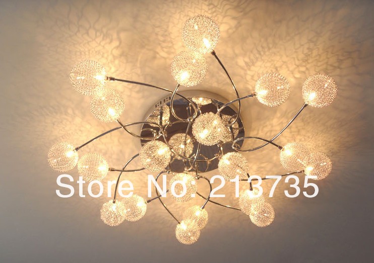 8-light modern chandelier , controller - Click Image to Close