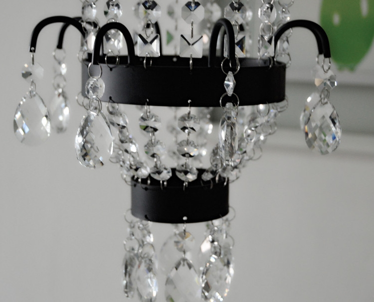 american countryside crystal pendant light fixture for restaurant cloakroom cafe coffee house dining room pendants lamp - Click Image to Close