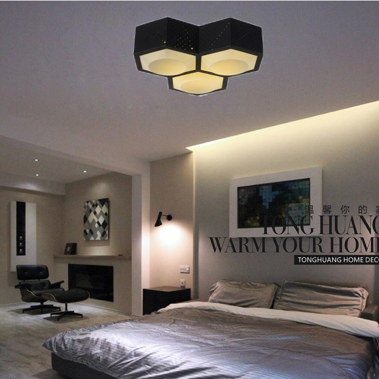 app phone control surface mounted modern led ceiling lights for living room bedroom led light fixture luminaire, luminaria teto