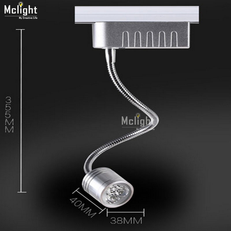 commercial lighting art gallery led track light rail 5w led spotlight ceiling lamp fixture front mirror light dispaly cabinet