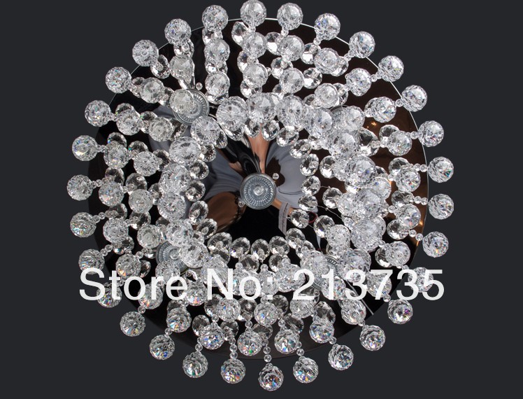 crystal chandeliers 110v/220v 5 gu10 light dia 48cm,height 45cm crystal chandelier parts