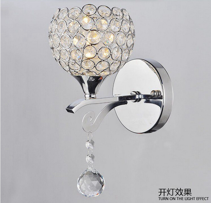 crystal wall sconce modern wall sconce