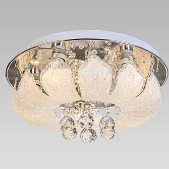d45*h23cm crystal ceiling light 110-240v crystal lamp 5pc e27