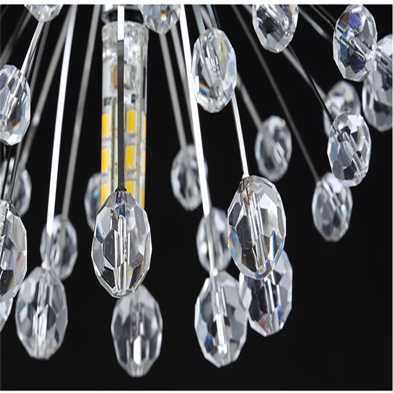 design modern crystal chandelier light fixture dia15*h7cm mini lustre cristal led lamp for home guaranteed