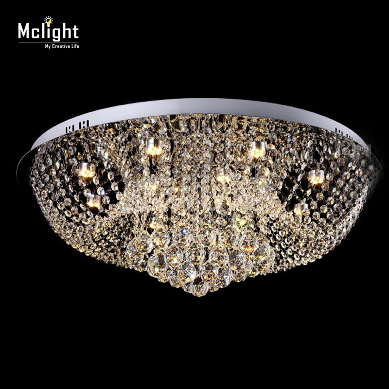 diameter 400mm crystal ceiling light fixture lamp lustres crystal light fitting for foyer hallyway bedroom mc0564