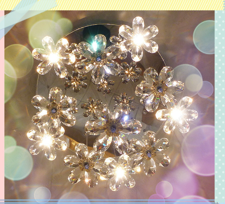 diy art deco clear crystal d18cm/d20cm/d25cm lled crystal pendant lamps aisle porch corridor stairs lighting luminaire lampadas