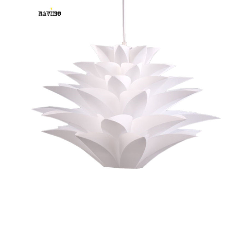 diy lily lotus iq puzzle pendant lampshade cafe restaurant ceiling room decoration led hanging lamp
