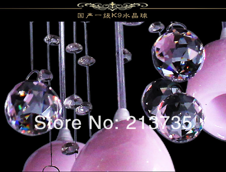 elegant crystal ceiling light d35cm*h 58cm, controller