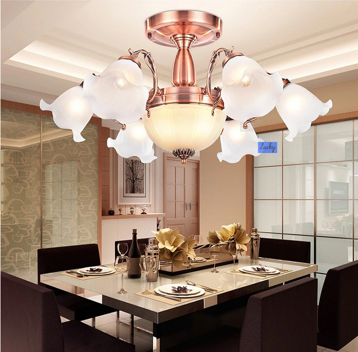 european style chandeliers and pendants bedroom lamp lighting 110-240v discount lighting