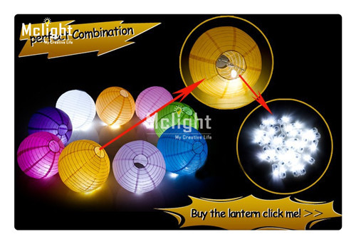 gift promotion party decoration led light water proof balloon light colorful party latern light