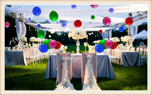 halloween decoration wedding favors and gifts 10pcs latex ballon paper lantern lamp for wedding backdrops light