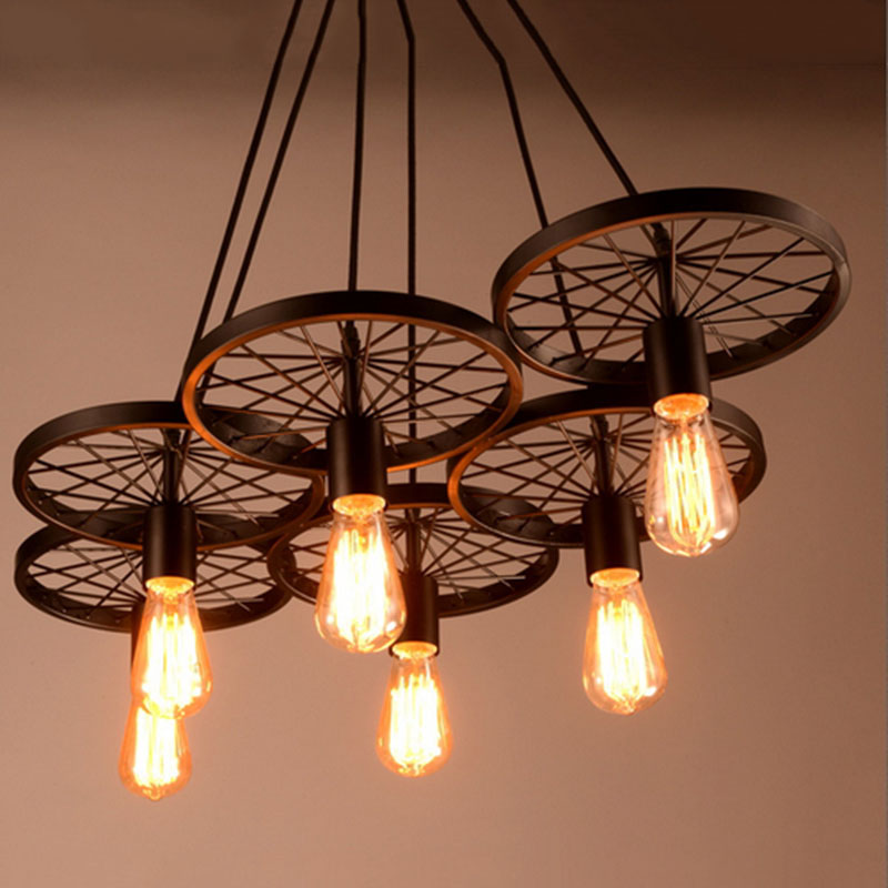 industrial vintage loft black warehouse pendant lights for dining room restaurant decoration light fixture pendant lamp