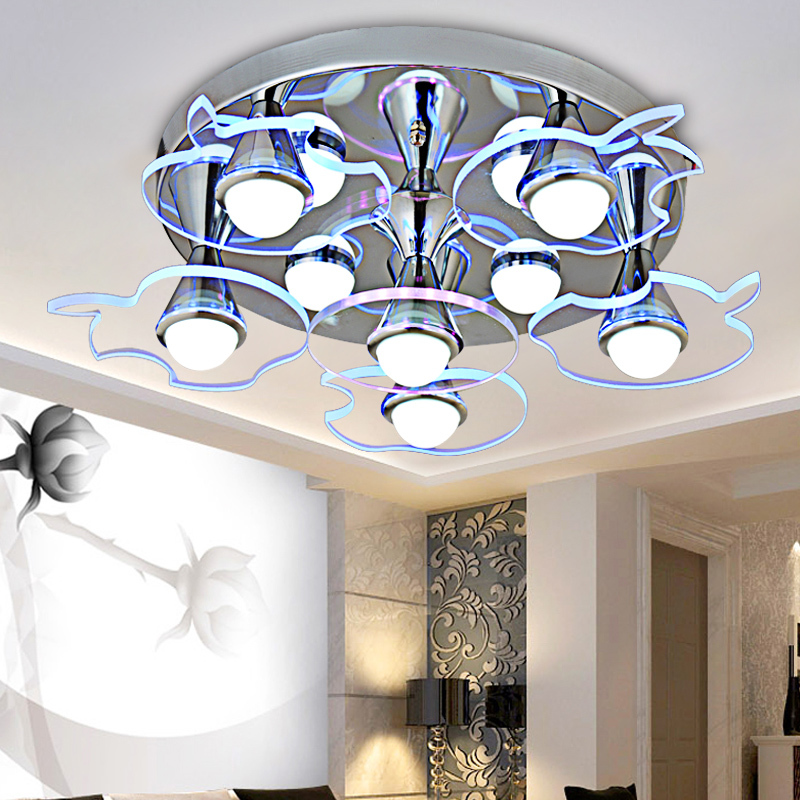 led acrylic ceiling lights apple type modern brief living room 6 lights 220-240v