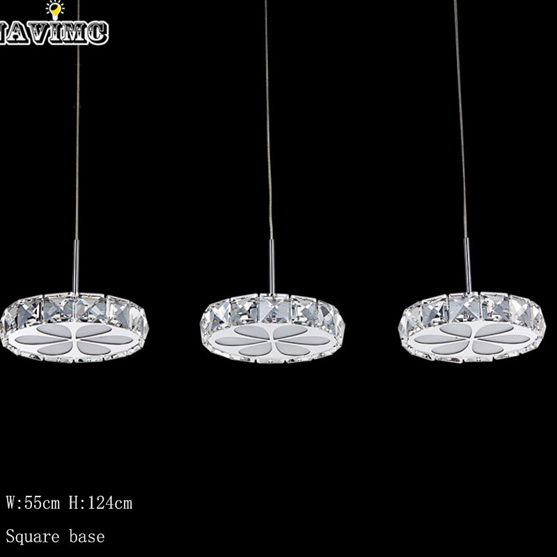 led crystal lamps and lanterns pendant lamp restaurant european creative dining room bedroom lampshade postmodern personality