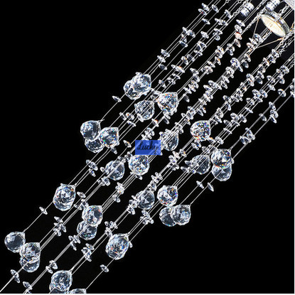 linear crystal chandelier dia 250mm *h800mm lead crystal chandelier 110-240v