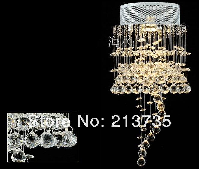 lustre modern pendant light dia 200mm*h 400mm 110v/220v bedroom light crystal centerpiece