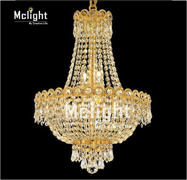 luxurious led imperial large big gold crystal chandelier light fixture vintage light fitment for el villa lounge decoratiion