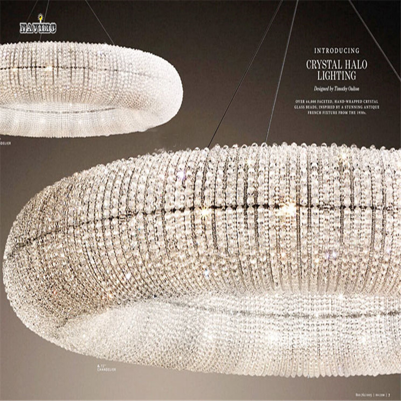 luxury crystal pendant light for el foyer vanity pendant lamp round coffee house lighting fixture for kitchen island decor