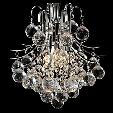 modern foyer chandelier decorative chandelier with 3 lights (chrome finish)