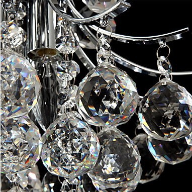modern foyer chandelier decorative chandelier with 3 lights (chrome finish)