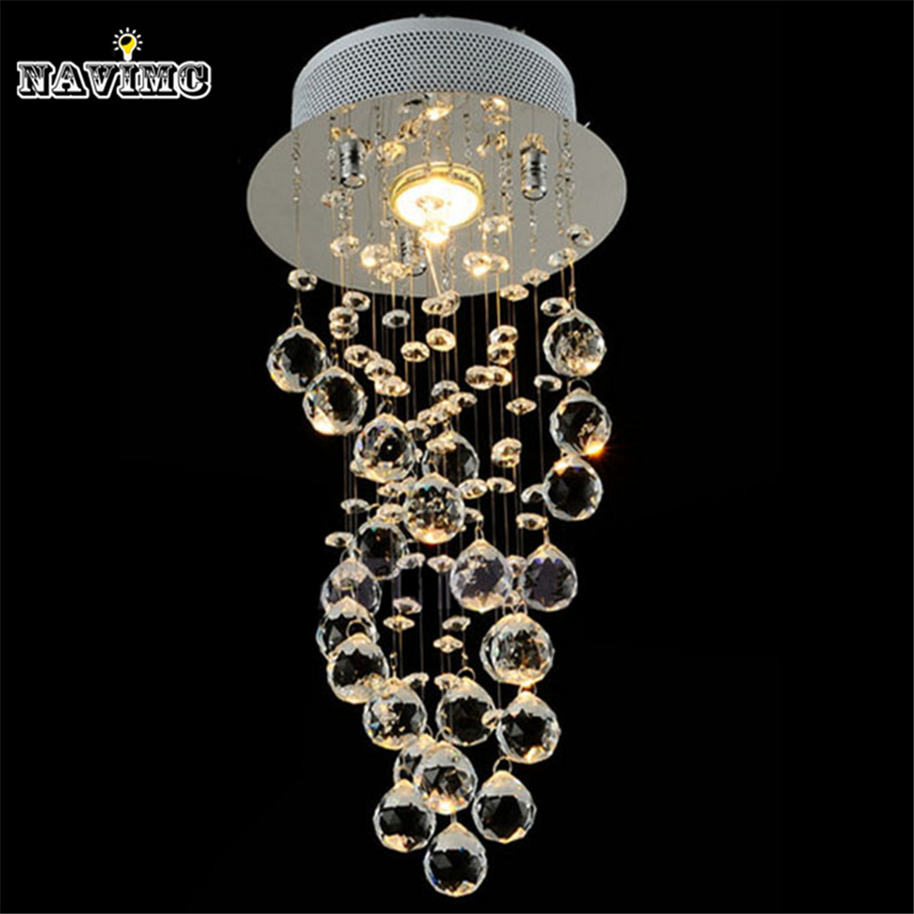 modern k9 crystal chandelier lighting modern pendant lamp preety helix popular luminaire