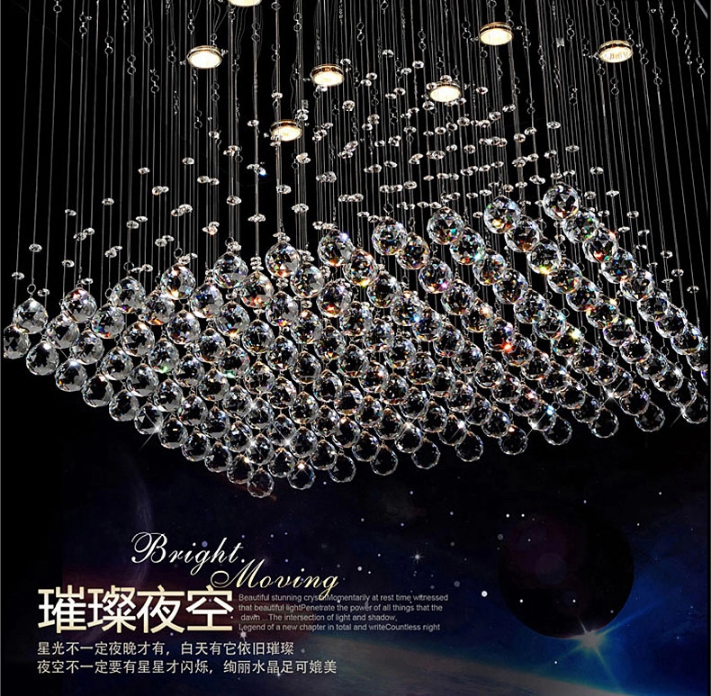 modern pyramid crystal chandelier light living room lights restaurant lamp lamps 80cm*80cm 12pc gu10