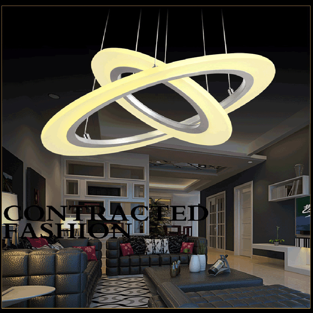 new arrival modern led ring chandelier light fixture lamp lighting fixture led circle ring lusters
