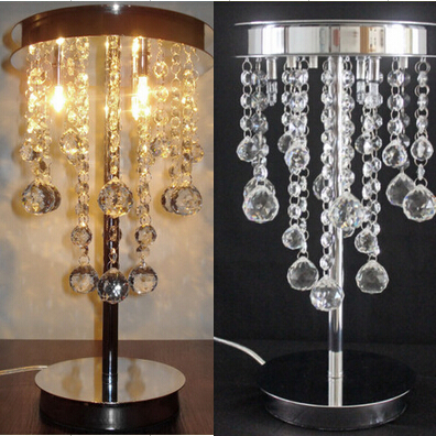 new crystal table lamp width 200mm ,height 360mm