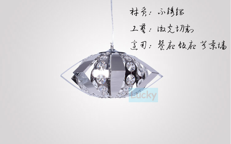 new stainless steel crystal pendant lighting for dinning room,dia 35cm pendant lighting fixtures