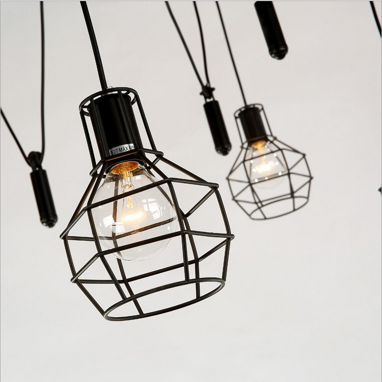 nordic industrial pulley pendant lights minimalist restaurant living room american country creative personality small lamps