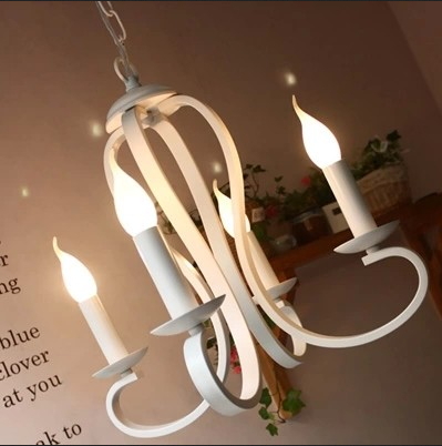 nordic white black wood led pendant lights kitchen dining room bedroom coffee house lighting fixture lamp 4 6 candle bulbs