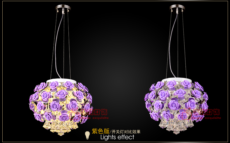 pendant lights for dining room modern roses shaped lamp shade dia 450mm