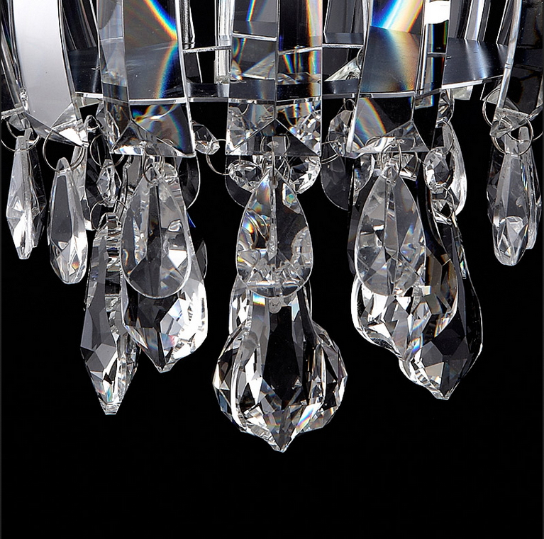 vintage classic restaurant lustre hanging crystal pendant light fixtures for kitchen dining kids' room rectangular lamp