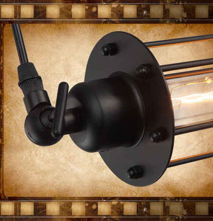 vintage loft black wrought iron pendant light for dining room restaurant lounge light fixture pendant lamp