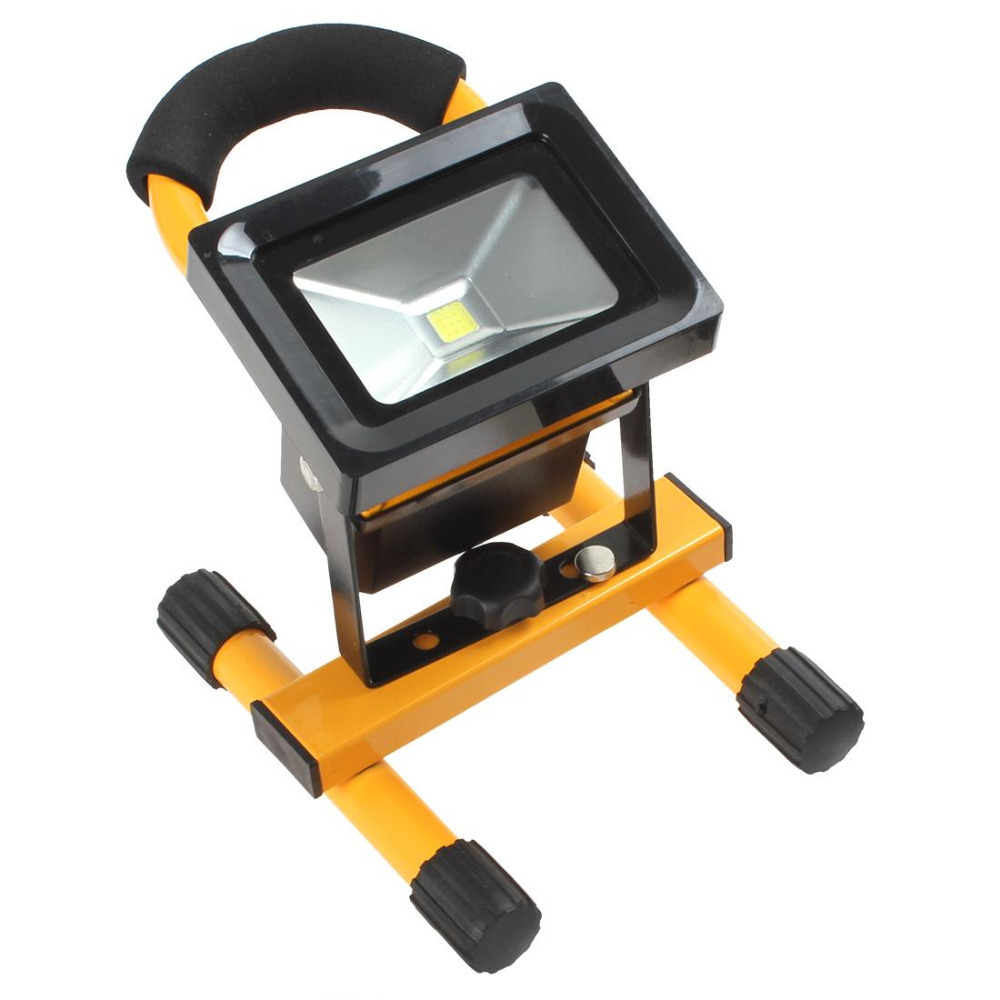 10w cordless rechargeable led flood light outdoor portable led flood light work lamp for camping hiking fishing lamp - Click Image to Close