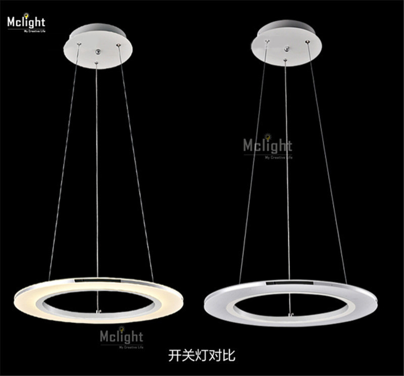 2015 limited special offer contemporary chandelier acryl ring led circle lamp / light fitting fashion designer acrylic pendant