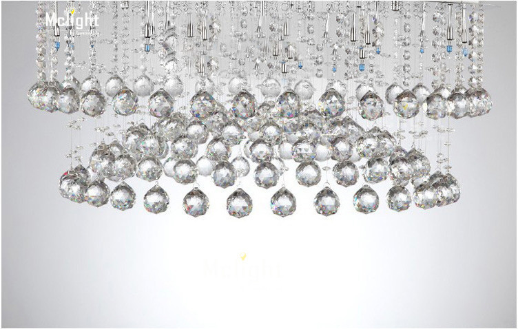 2015 new design clear crystal light fixture home decorative lustre de sala crystal ceiling light round crystal lamp mc0559