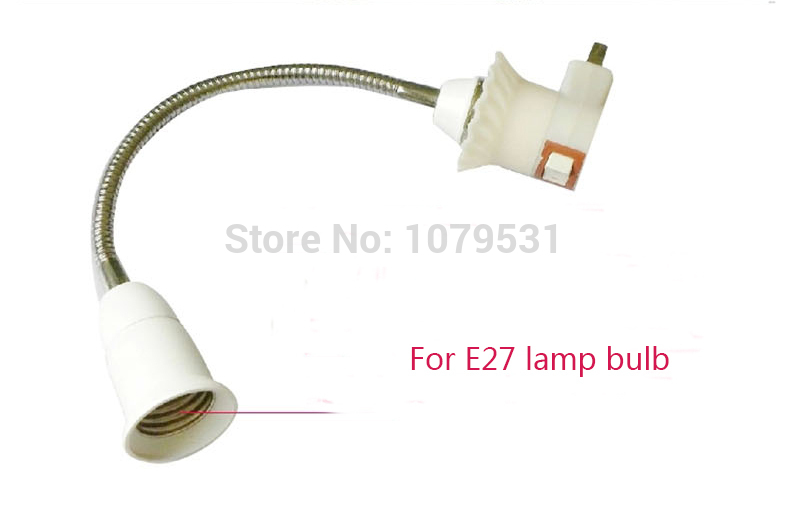 3pcs/lot e27 to e27 flexible extend lamp base 30cm e27 led light lamp adapter converter lamp socket base bhu2