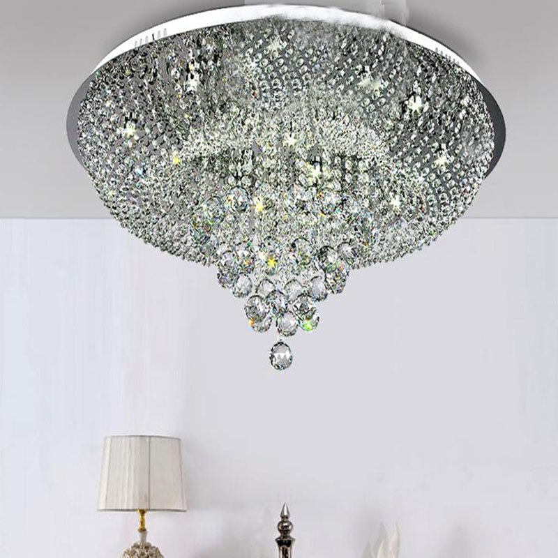 diameter 800mm large crystal ceiling light fixture/ lamp, mordern lustre crystal light for foyer hallyway bedroom mc0563