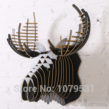 elk moose head,home decoration,wall art diy wooden craft wall decor wall sculpture home decor,christmas decoration,wood animal