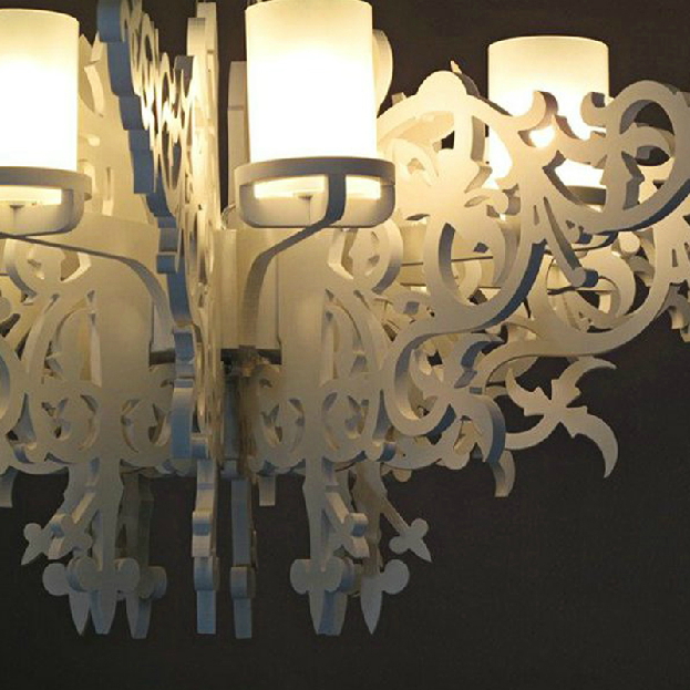 large modern wood chandelier milan angel wings nordic europe elegance foyer el lamp white dia100cm lighting fixture110v/220v