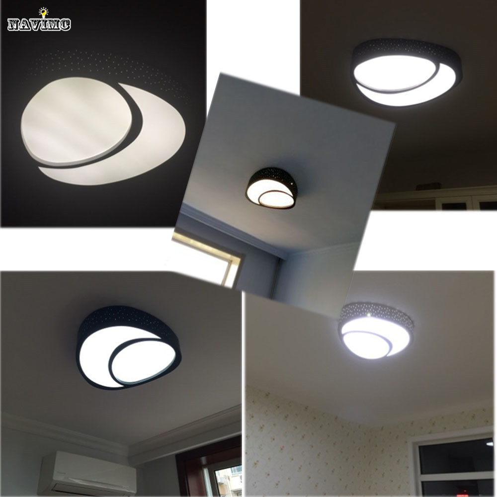 modern led ceiling light for bedroom kitchen kids ceiling lamp for dining room foyer lighting fixture white black