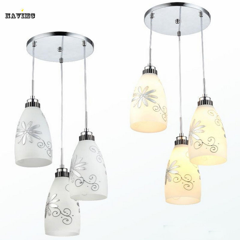 new modern led glass crystal chandelier lustres de crystal pendant lamps light kitchen fixtue lighting luminaire home decor