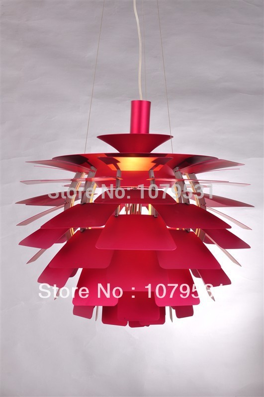 nordic design style pinecone droplight ph artichoke aluminum e27 pendant light,artichoke lamp nuts light,480mm