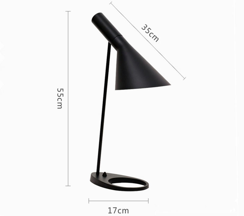replica louis poulsen aj table lamp modern designer arne jacobsen desk lamp for bedroom,living room,study,office 5 colors