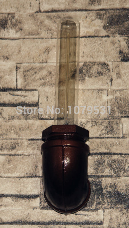 retro industrial water pipe wall lamps creative individual el and coffee bar aisle e27 wall lights