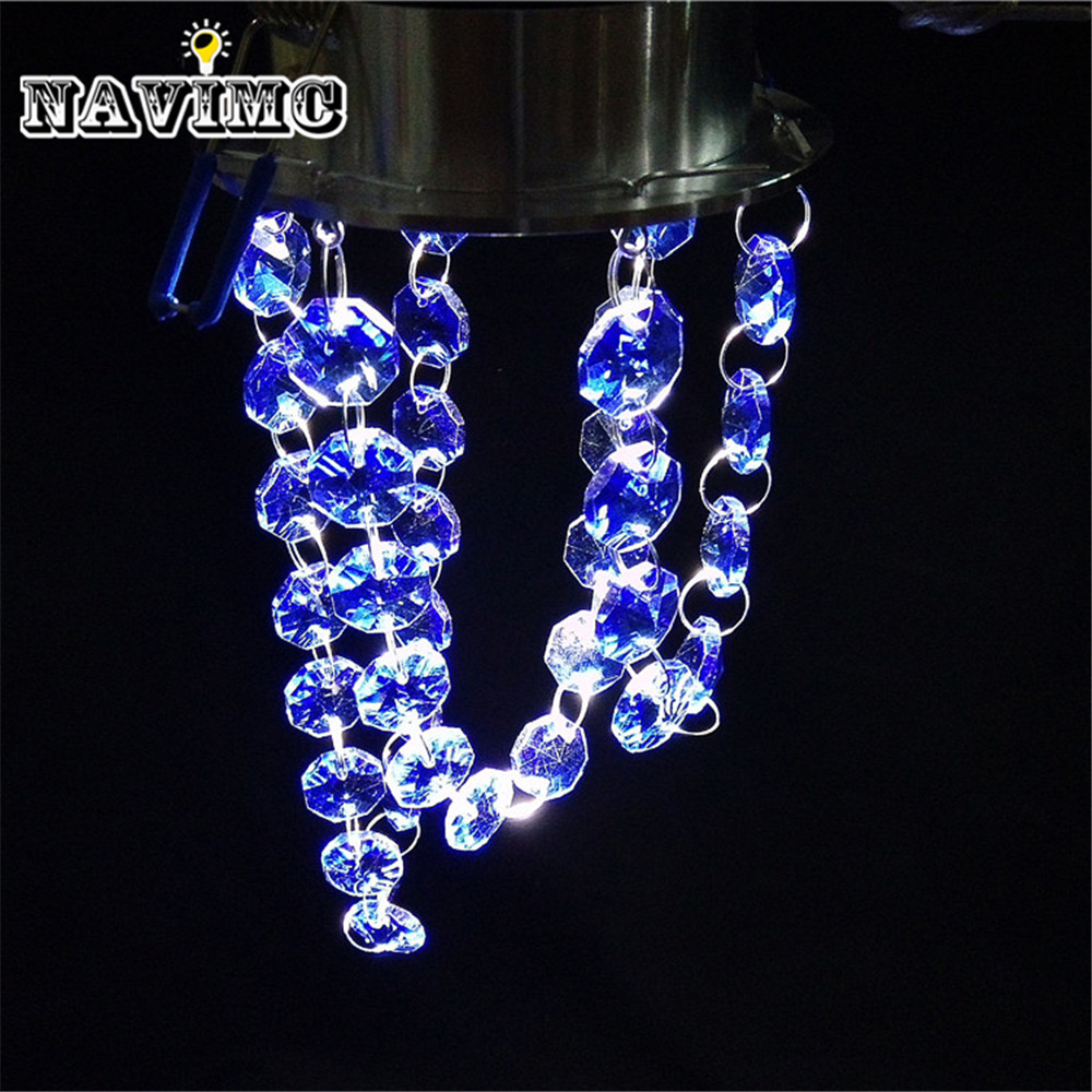 small mini blue led flush mount crystal chandeliers lights modern lamps lighting fixtures chandeliers for bath room living room