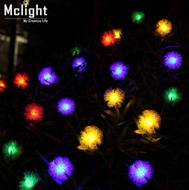 solar powered waterproof led string lighting led fairy light for wedding christmas party festival outdoor indoor decoration